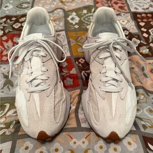 New Balance White Athletic Shoes